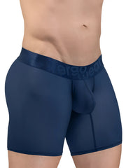 Navy blue ergo wear ew1815 max bold se boxer briefs with ergonomic fit and textured waistband for comfort
