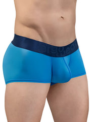 Blue sheer ergo wear ew1822 max bold se trunks with dark blue elastic waistband in river blue color
