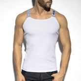 Tanktop aus recyceltem Rippenmaterial