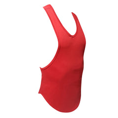 FIZX tank top a vibrant red seamless form-fitting tank top with a v-neckline ideal for activewear and casual use