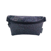 GLITZER-ULTRASCHLANKE BAUCHTASCHE