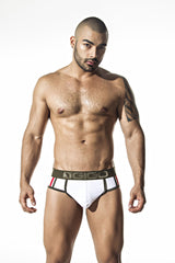 Gigo ROYALTY WHITE Slip String Sous-vêtement G14158 Taille M