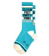 CHAUSSETTES CLEAN FEET DIRTY MIND CREW