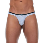 Gregg Homme FEEL IT Stripe Thong Underwear Orange 172804 Size L