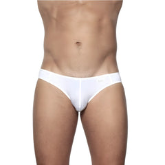 White groovin underwear athletic v cut bikini briefs with sleek minimalist design and subtle waistband branding
