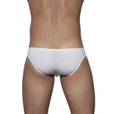 White groovin underwear athletic v-cut bikini briefs with a smooth seamless design for comfortable athletic wear