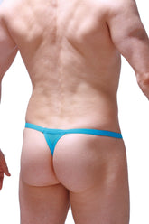 G-String Roppe Net Maya Blau