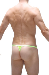 G-String Roppe Net Neongelb