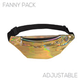 Holografische Bauchtasche – in 5 Farben