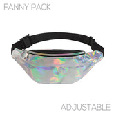 Holografische Bauchtasche – in 5 Farben