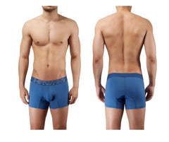 Blue quartz hawai 41948 boxer briefs with darker blue waistband and white hawaii logo for comfortable wear
