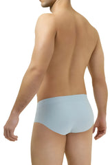 Light blue microfiber hawaï 42141 men’s briefs with smooth texture for comfortable everyday wear