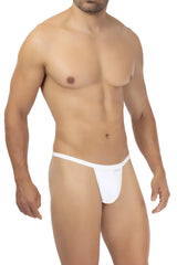 White hawai 42317 microfiber thongs with minimalist design and subtle brand logo on the front
