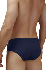 Navy blue hawai 42241 microfiber briefs showcasing dark blue color and breathable fabric for comfortable wear