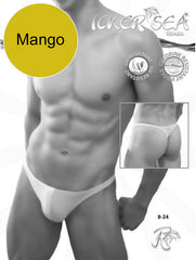Icker Sea Duotone Thong Swimwear Mango/White B-24