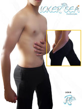 Black icker sea beach and night pants 1434b with tailored fit and subtle side seam detailing