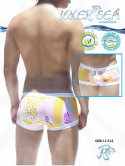 Icker Sea Crayons Square Cut Trunk Swimwear COB-12-116
