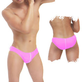 Icker Sea Contrast Line Slip Bikini Swimwear Pink COB-12-145