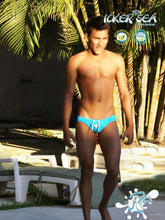 Icker Sea Lifeguard Slip Bikini Swimwear Blue COB-13-24