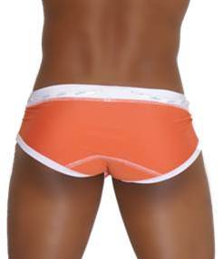 Icker Sea Cord Contrast Trim & Stitching Bikini Swimwear Orange/White COB-13-34 Icker Sea Cord Contrast Trim & Stitching Bikini Swimwear Orange/White COB-13-34