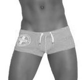 Icker Sea Lifeguard Brazilian Square Cut Trunk Swimwear Pink COB-13-46