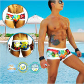 Icker Sea City Low Square Cut Trunk Swimwear COB-14-CTT04