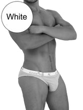 Icker Sea Sailor Belted Logo Slip Bikini Swimwear White COB-14-MS05