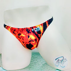 Icker Sea Fire Red Thong Underwear COB-20-06