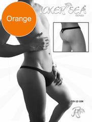 Icker Sea Solid Mini Thong Underwear Orange COI-12-104