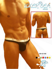 Icker Sea Brazilian Thong Underwear Black COI-12-142