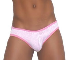 Icker Sea Devoured Slip Bikini Underwear Pink/White COI-13-06