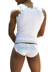 Icker Sea Smile Me Slip Bikini Underwear White COI-13-16