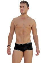 Icker Sea Logo Trim Low Boxer Brief Underwear Black COI-14-BLACK-05