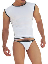 Icker Sea Fresh Dots Logo Trim Microslip Bikini Underwear Black COI-14-FD-03