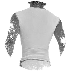 Icker Sea Fresh Dots Logo Trim Muscle Top T Shirt Orange COI-14-FD-04