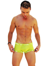 Icker Sea Logo Trim Boxer Brief Underwear Green COI-14-GREEN-06