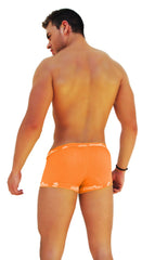 Icker Sea Logo Trim Boxer Brief Underwear Orange COI-14-ORANGE-06