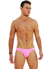 Icker Sea Logo Trim Kiss My Ass Slip Bikini Underwear Pink COI-14-PINK-02