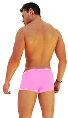 Icker Sea Logo Trim Boxer Brief Underwear Pink COI-14-PINK-06