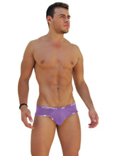 Icker Sea Logo Trim Mini Bikini Underwear Purple COI-14-PURPLE-04