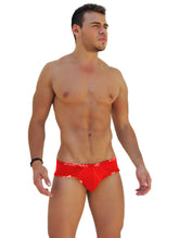 Icker Sea Logo Trim Mini Bikini Underwear Red COI-14-RED-04