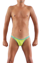 Icker Sea Smile Me Slip Bikini Underwear Green COI-16-05-SM