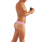 Icker Sea Contrast Stitching Pouch Underwear Pink/White COI-16-06RO