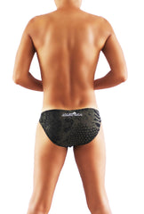 Icker Sea Zebra Silk Slip Bikini Underwear COI-16-09