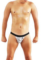 Icker Sea Horses Micro Slip Bikini Underwear Grey COI-16-15