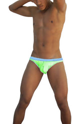 Icker Sea Stud Slip Bikini Underwear Green/Blue COI-16-33GB