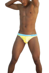 Icker Sea Stud Slip Bikini Underwear Mango/Blue COI-16-33MA