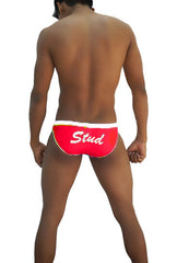 Icker Sea Stud Slip Bikini Underwear Red/White COI-16-33RW