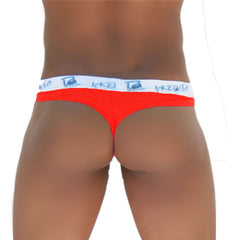 Icker Sea Brazilian Tanga Thong Underwear Red COI-16-34