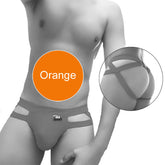 Icker Sea Hoops Jock String Jock Strap Underwear Orange COI-20-01